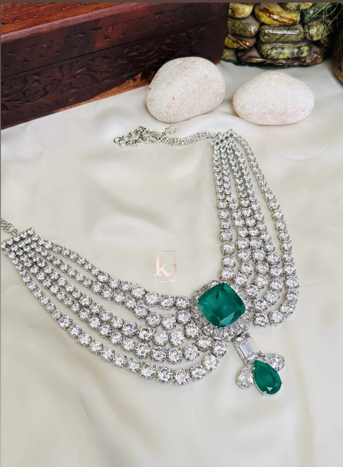 Elise Bridal necklace set - Image 5